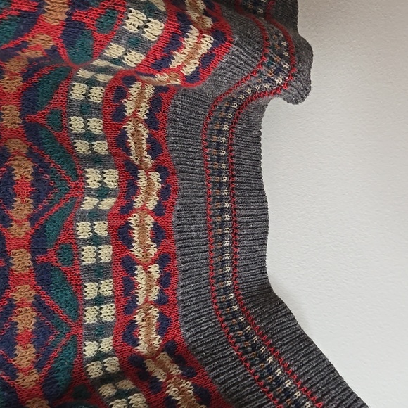 Giorgio di Firenze Mens Sweater Made In ITALY multicolor Sz Large - Picture 6 of 7